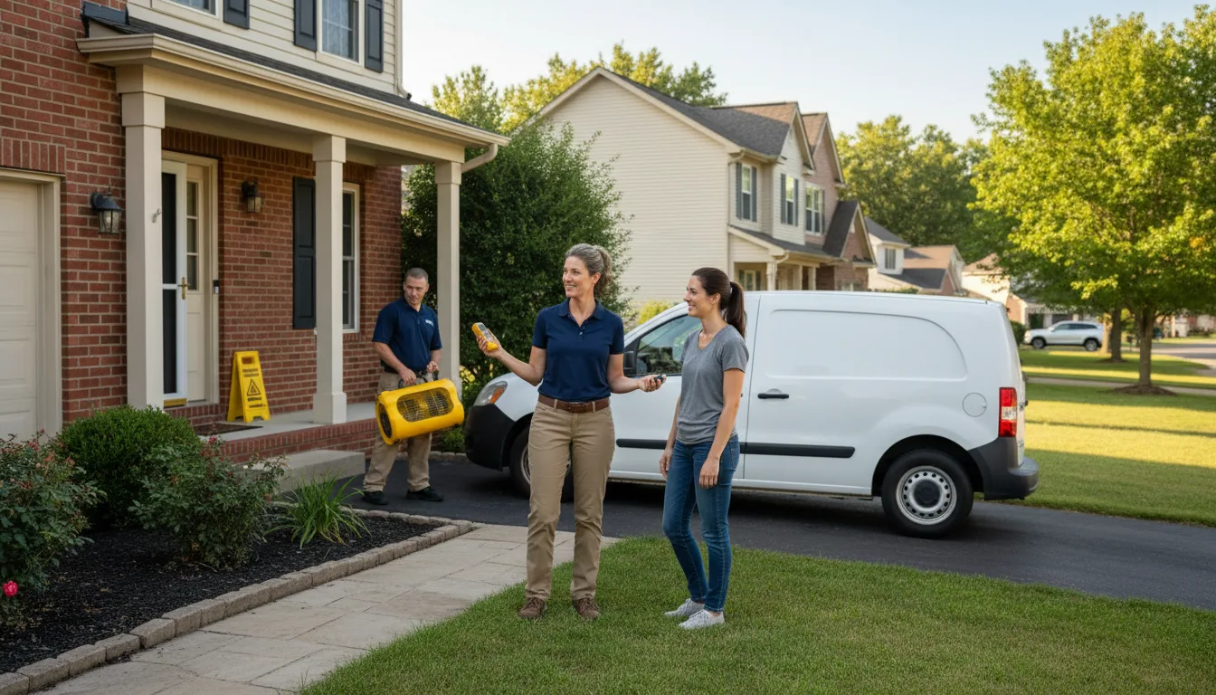 Residential water damage restoration in Catherine, AL